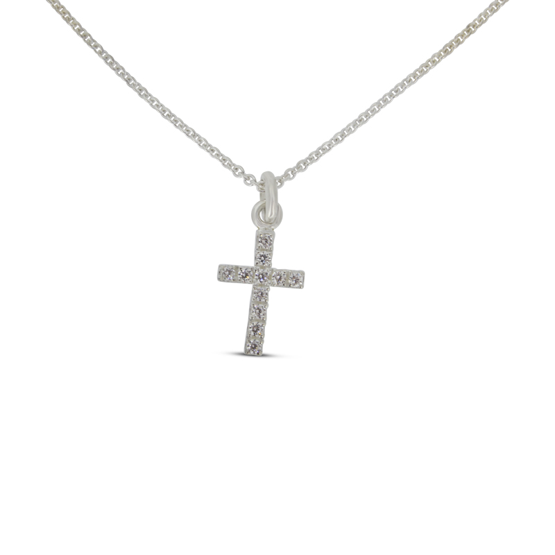 Thomas Sabo Women's   Silver Cross Necklace Scke 150308 , BrandAlley