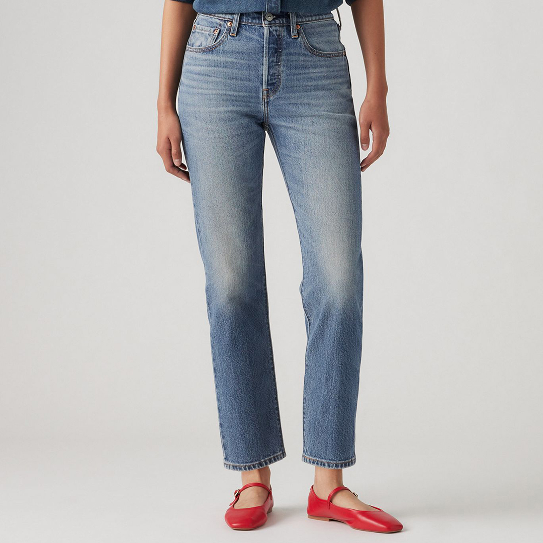 Levi's Women's  Blue 501® Crop Jeans in Size 25 26, BrandAlley