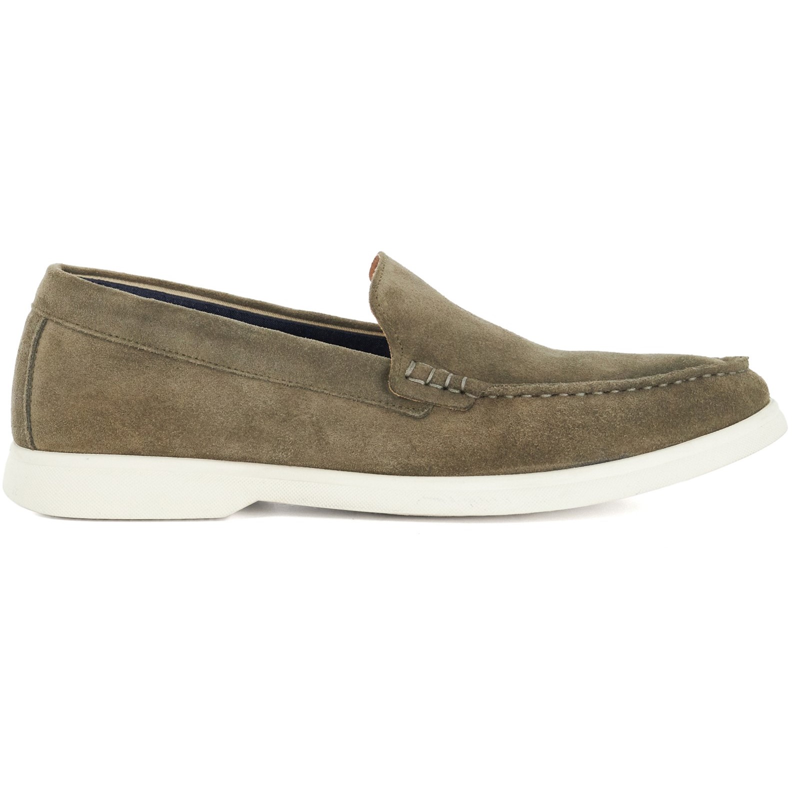 Dune London Men's   Khaki Buftonn Green Loafer in Size 7, BrandAlley
