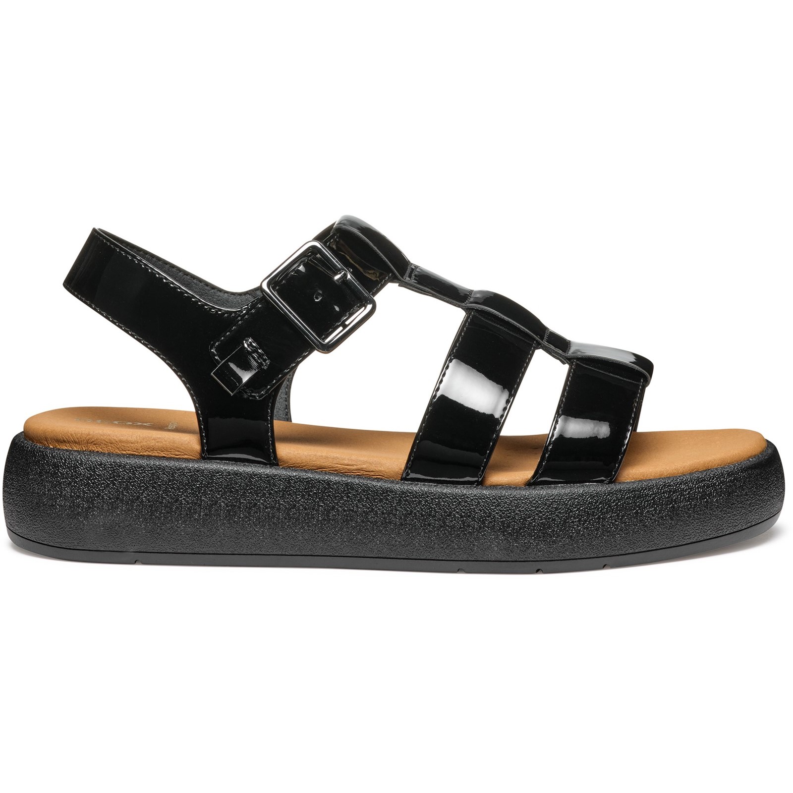 Geox Women's   Black D Camalei Sandals in Size 4, BrandAlley
