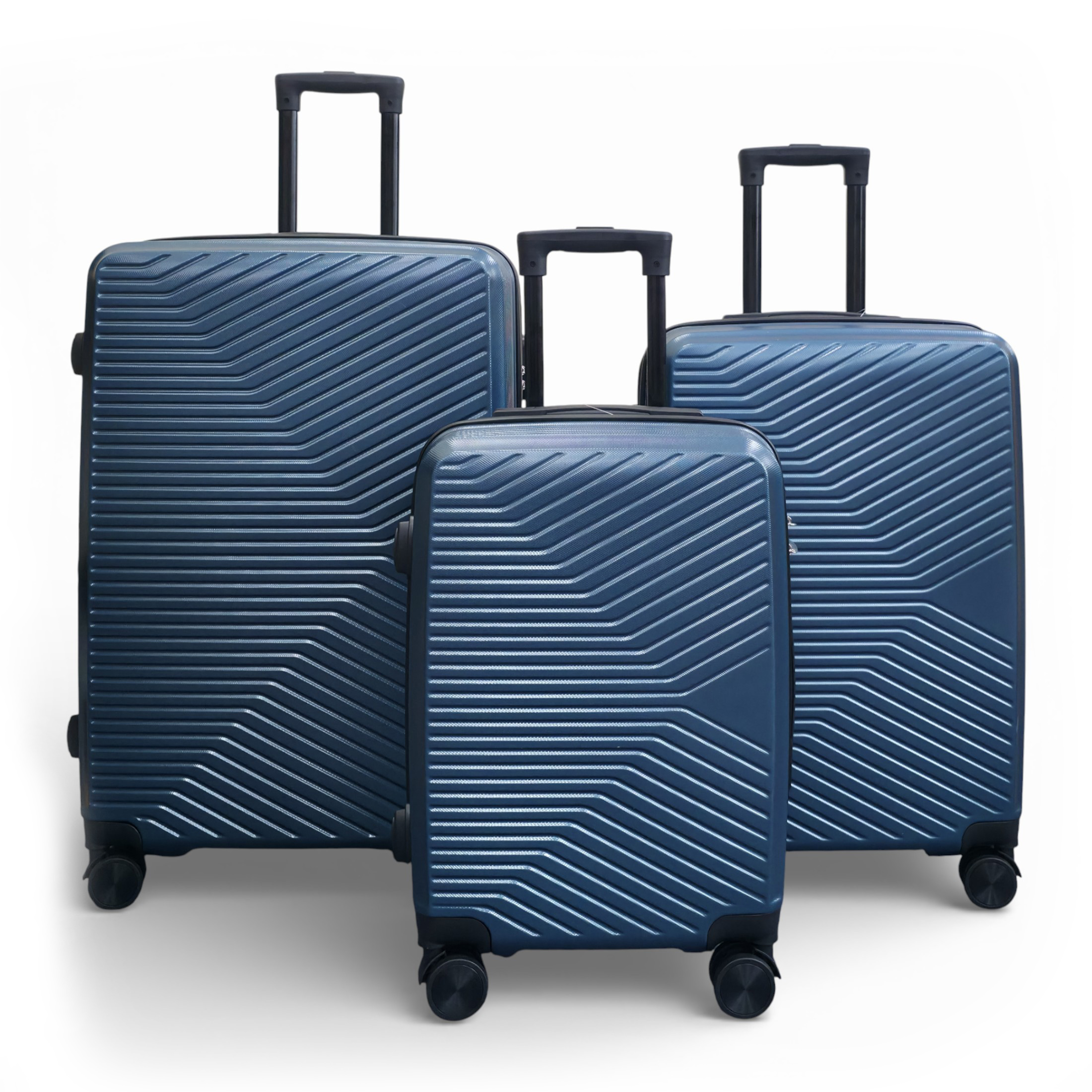 Infinity Luggage Men's  Blue Hardshell Suitcase 8 Wheel Cabin Luggage  , BrandAlley