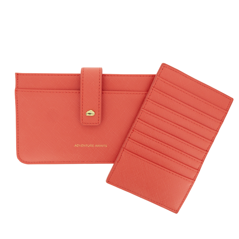 Estella Bartlett Women's   Orange Adventure Awaits Travel Document Wallet , BrandAlley