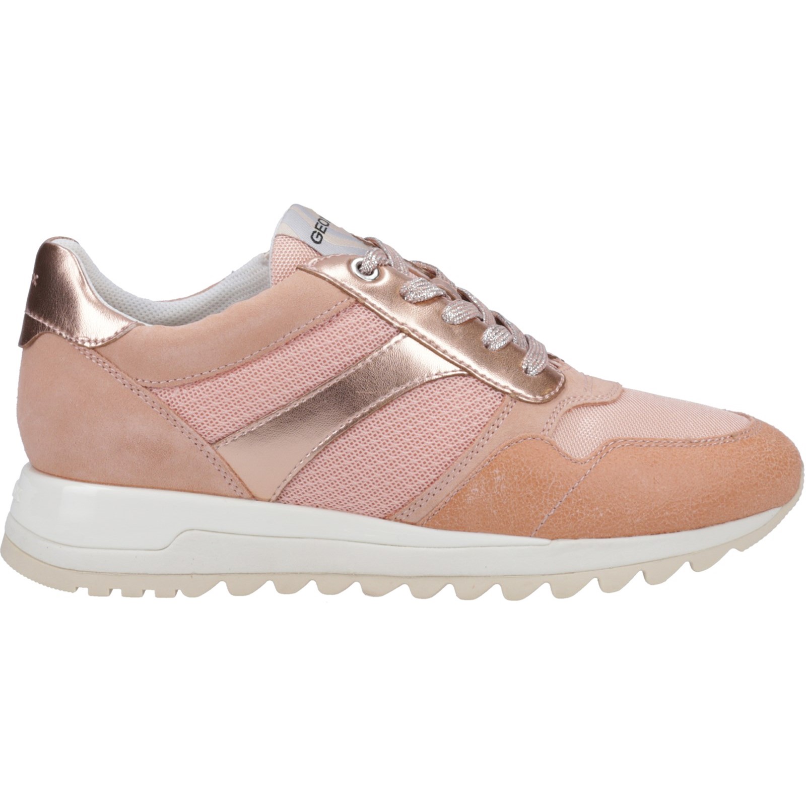 Geox Women's  Tabelya Pink Trainer in Size 7, BrandAlley
