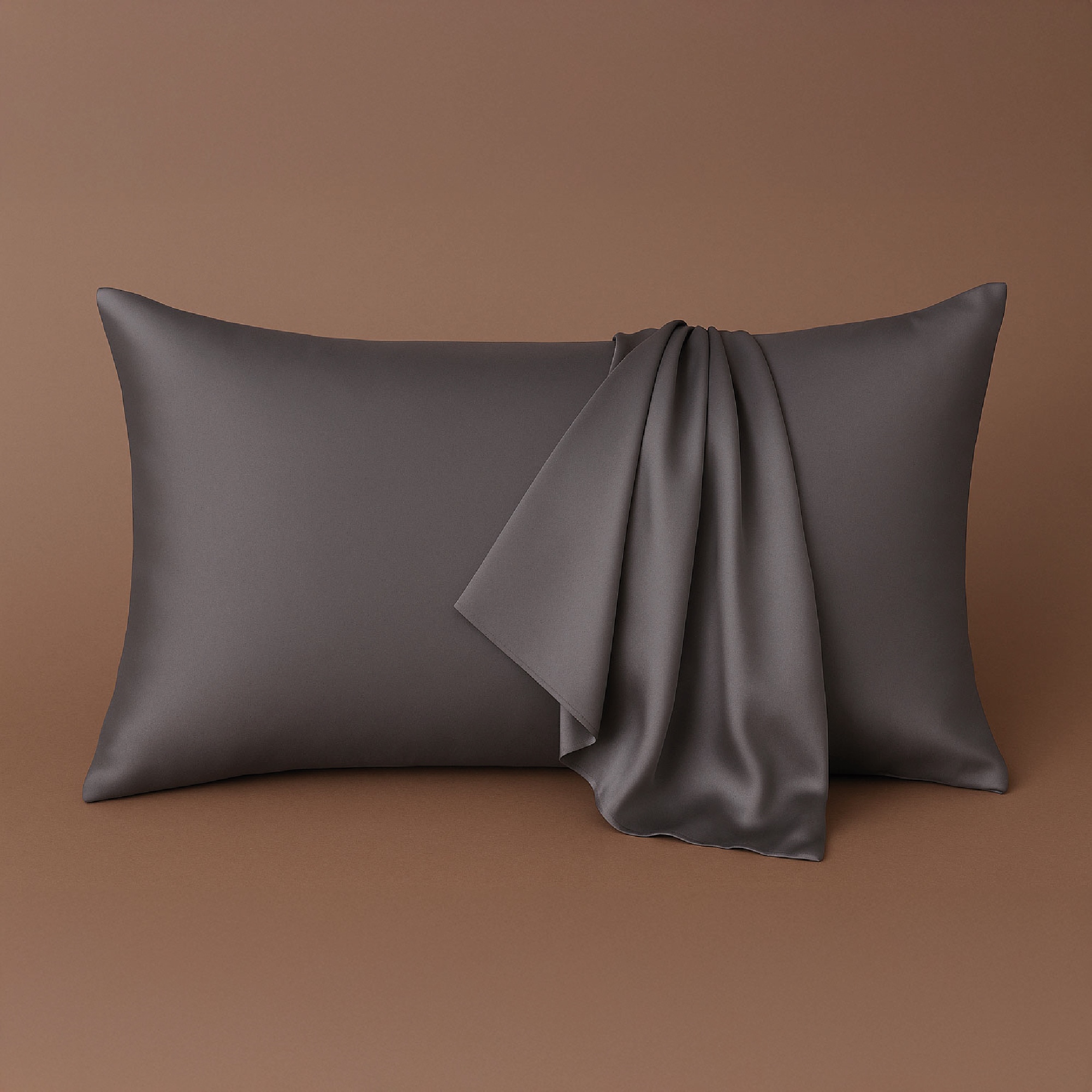 Brightr Sleep   Brightr® Copperdefense Eucalyptus Silk Pillowcase | Anti-Aging Anti-Acne Cooling - GRAY in Size 50x70cm, BrandAlley