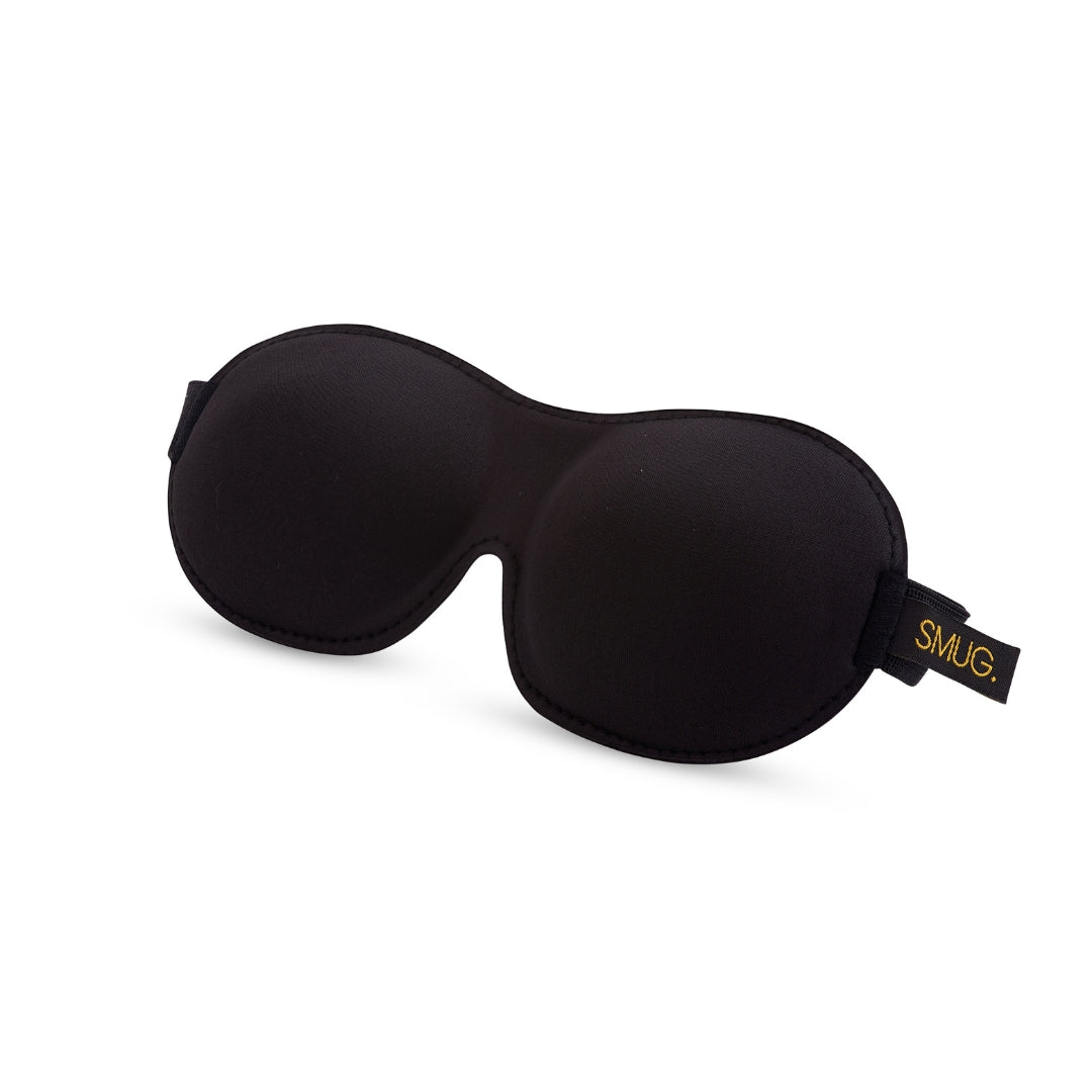 Smug Men's  Contoured 3D Blackout Sleep Mask - Black , BrandAlley