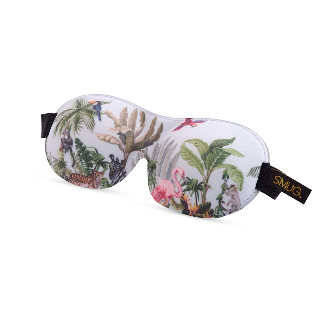 Smug    Blue Contoured 3D Blackout Sleep Mask - Jungle Print , BrandAlley