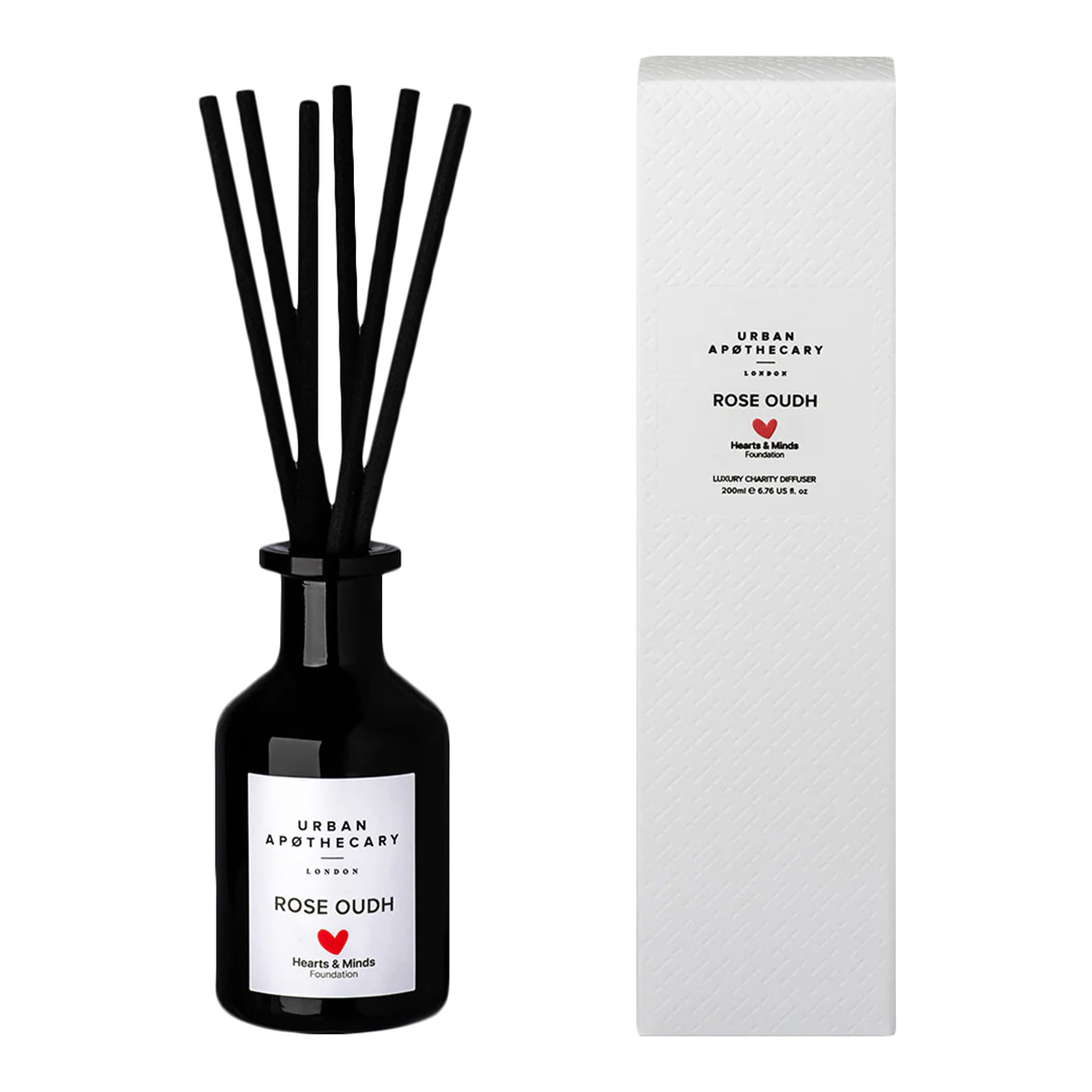 Urban Apothecary     Rose Oudh Hearts & Minds Diffuser 200Ml in Size 200ml, BrandAlley