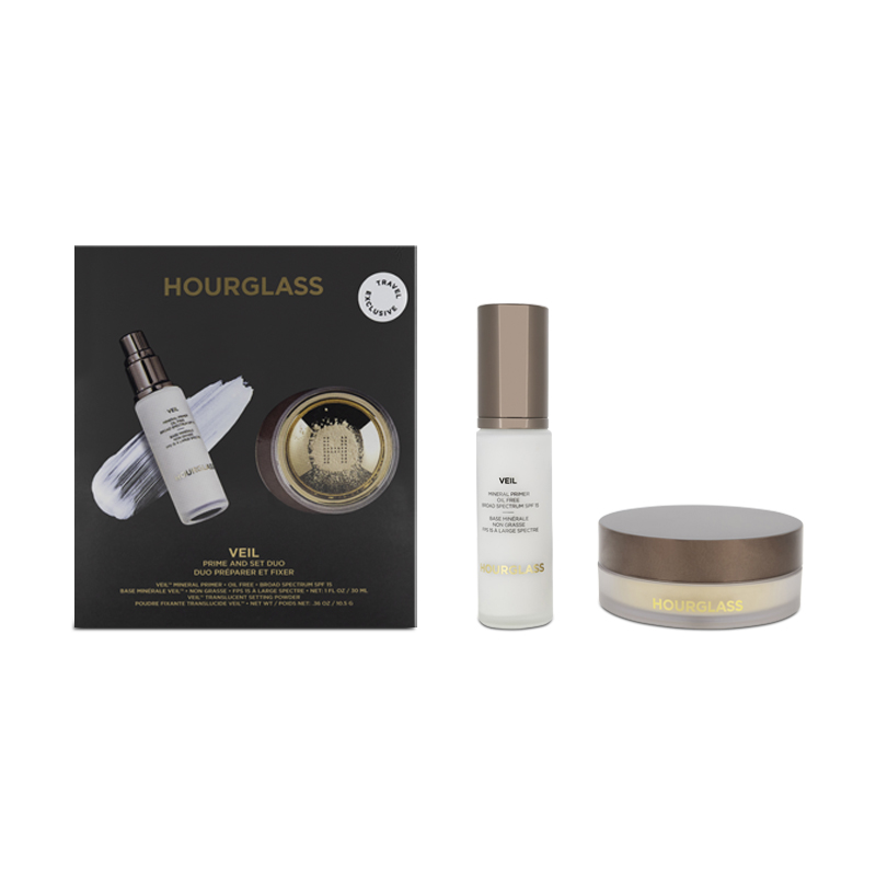 Hourglass    Beige Veil Primer Spray & Setting Powder Duo Travel Set , BrandAlley