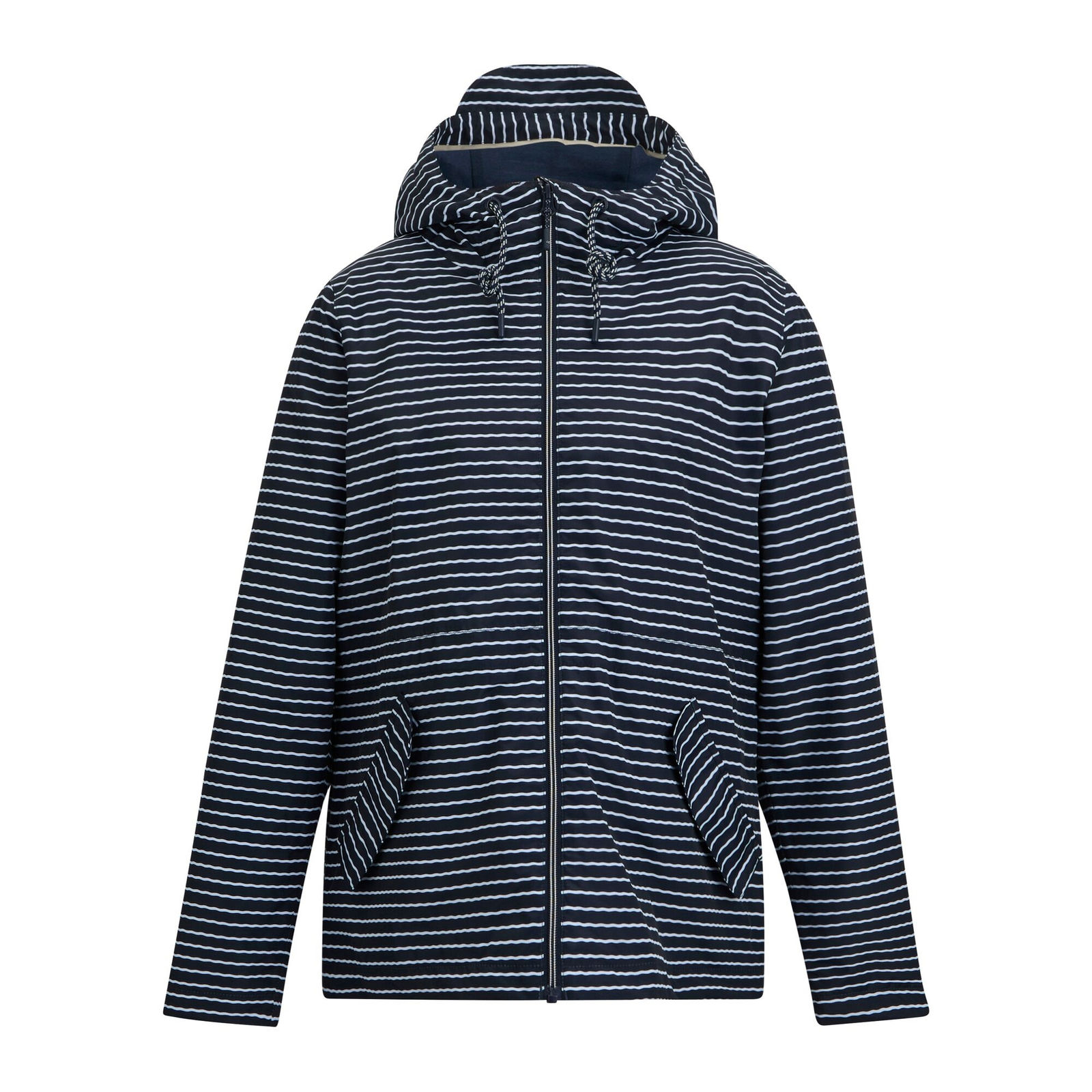 Regatta Women's   Navy Waterproof Jacket Bayletta Polyester /White in Size 8, BrandAlley