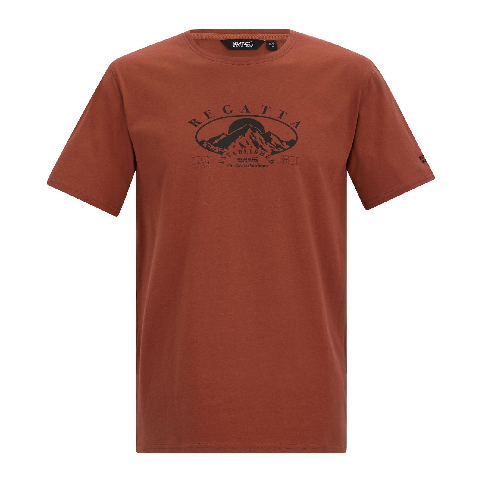 Regatta Men's  T-Shirt Cline IX Cotton Brick Red in Size 5XL, BrandAlley