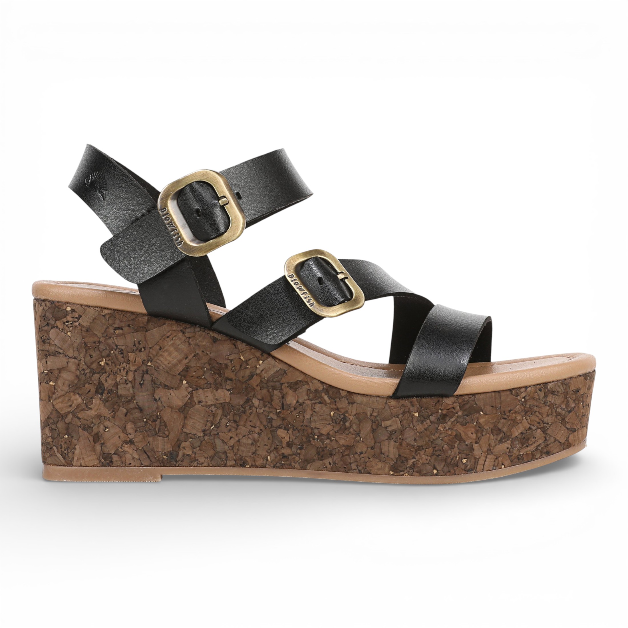 Blowfish Malibu Women's   Black Wedge Strappy Espadrille Heel Sandals - Ali in Size 37, BrandAlley
