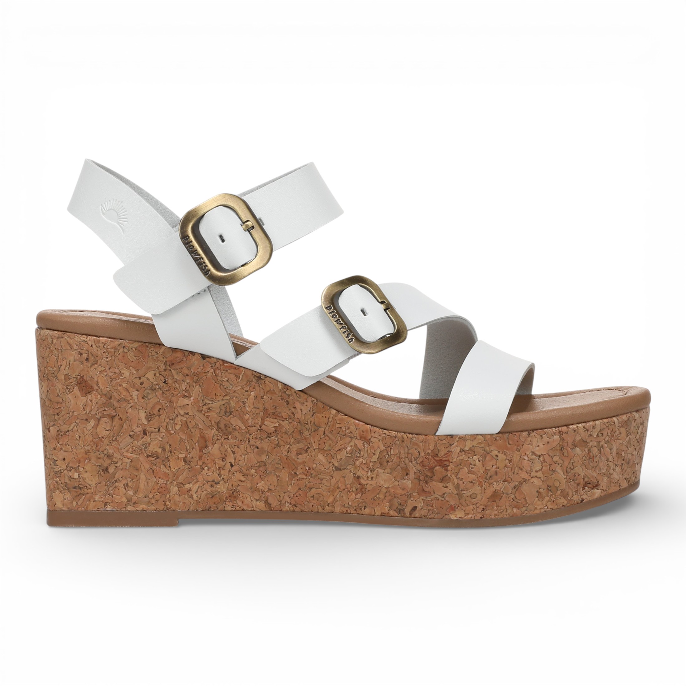 Blowfish Malibu Women's   White Wedge Strappy Espadrille Heel Sandals - Ali in Size 39, BrandAlley