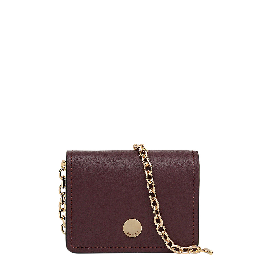 Radley Women's  Dark Cherry Chester Row Small Card Holder in Size Small, BrandAlley