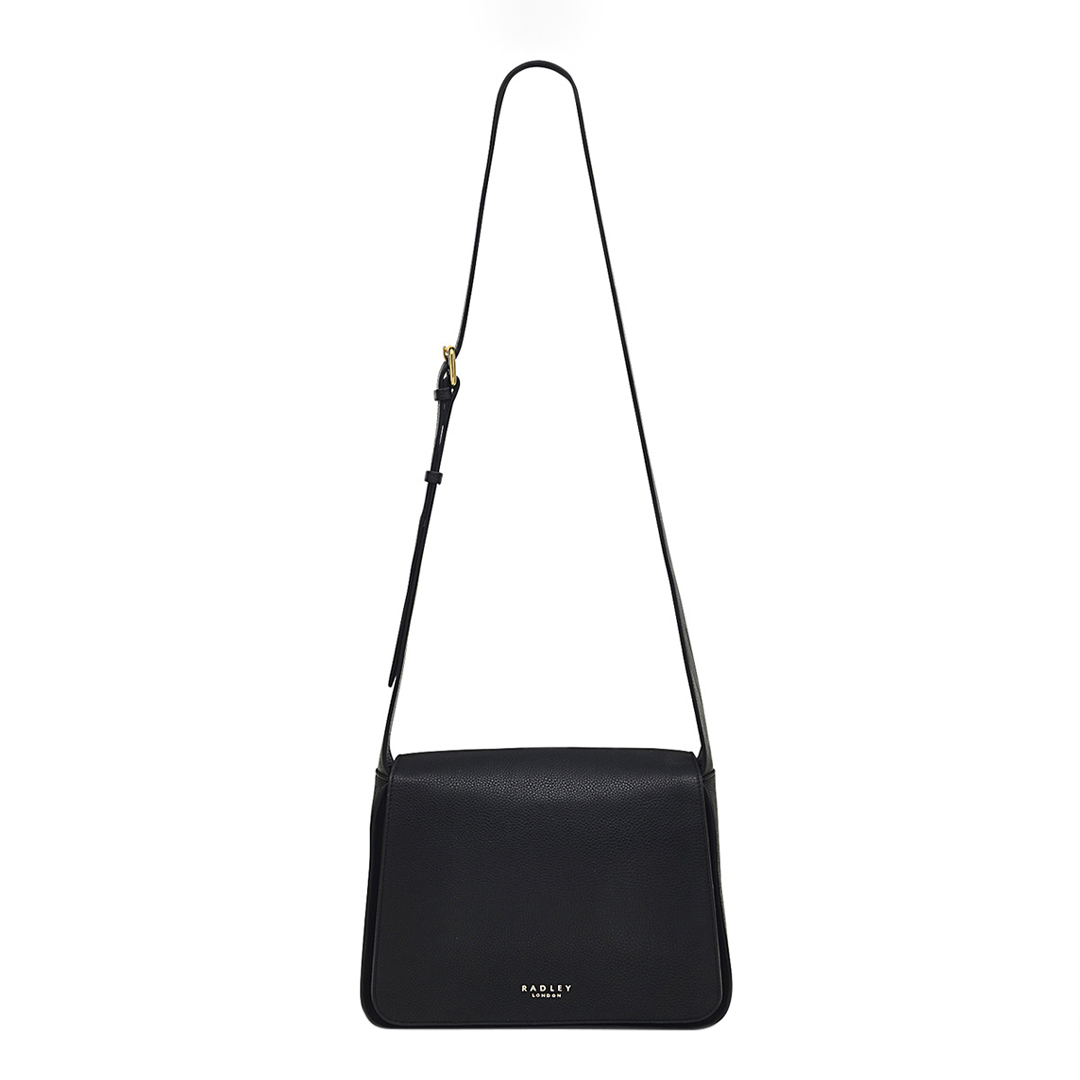 Radley Women's  Black Westwell Lane Medium Flapover Cross Body Bag in Size Medium, BrandAlley