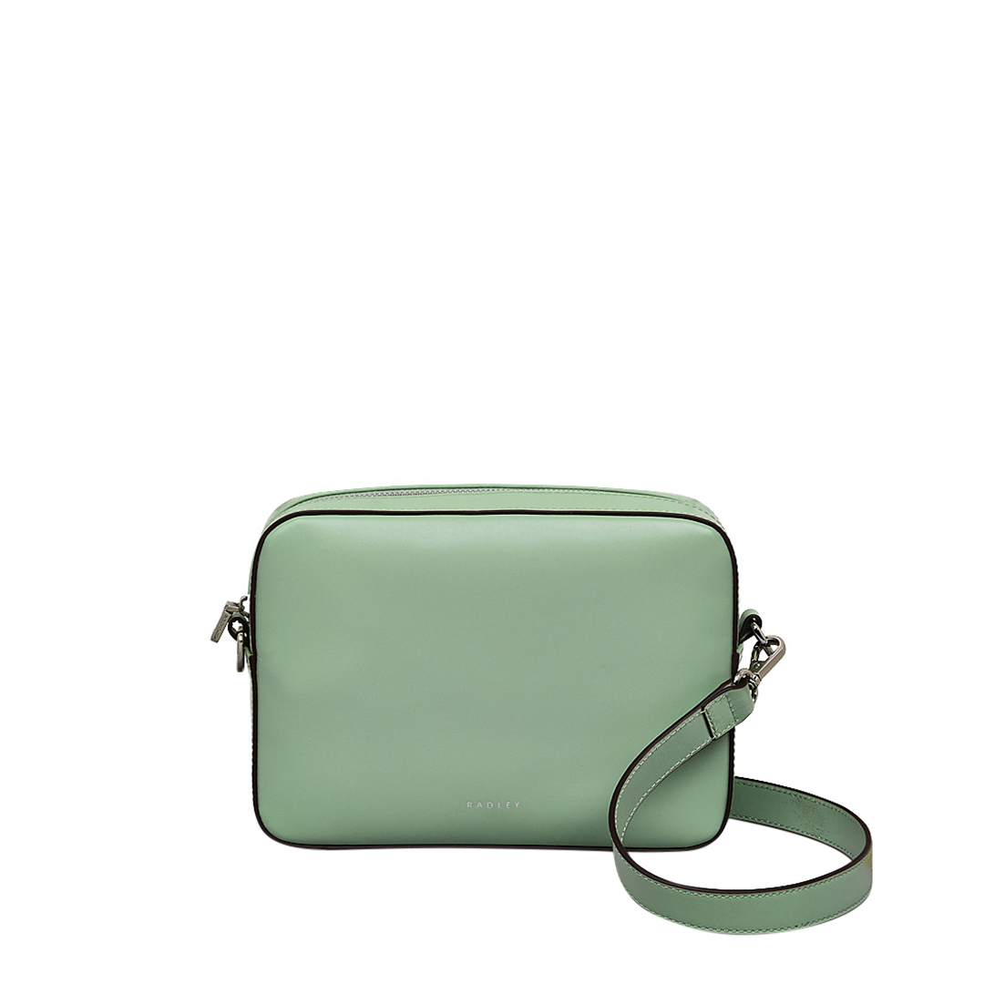 Radley Women's  Green Fig Sion Close Mini Zip Around Cross Body Bag in Size 18.5, BrandAlley