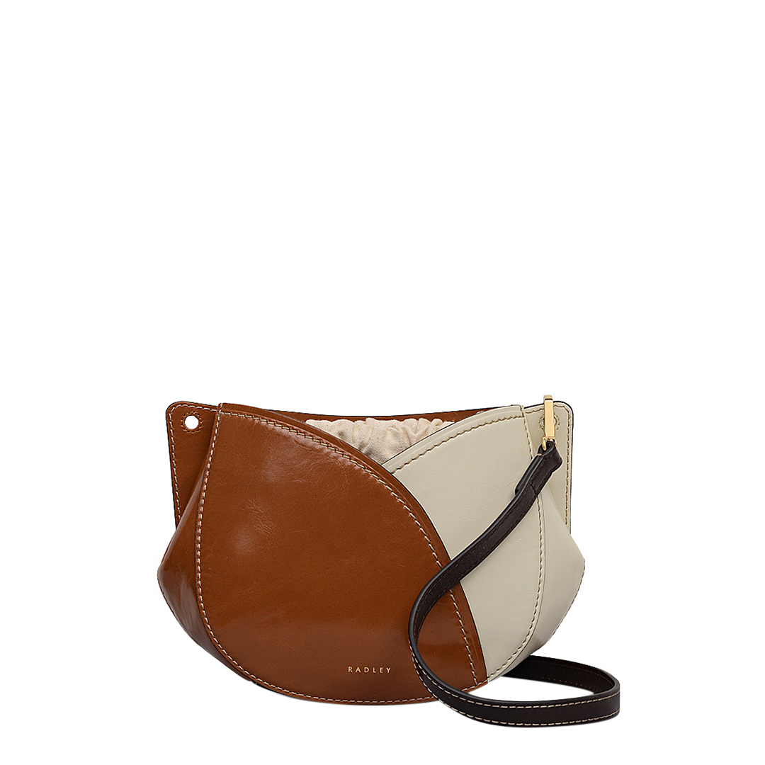 Radley Women's  Brown Tulip Street Colour block Small Drawstring Cross Body Bag in Size Small, BrandAlley