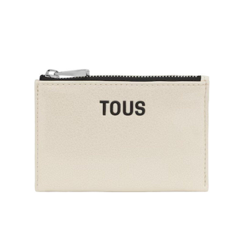 Tous Women's   Beige Credit Card Holder Wallet New Dorp , BrandAlley