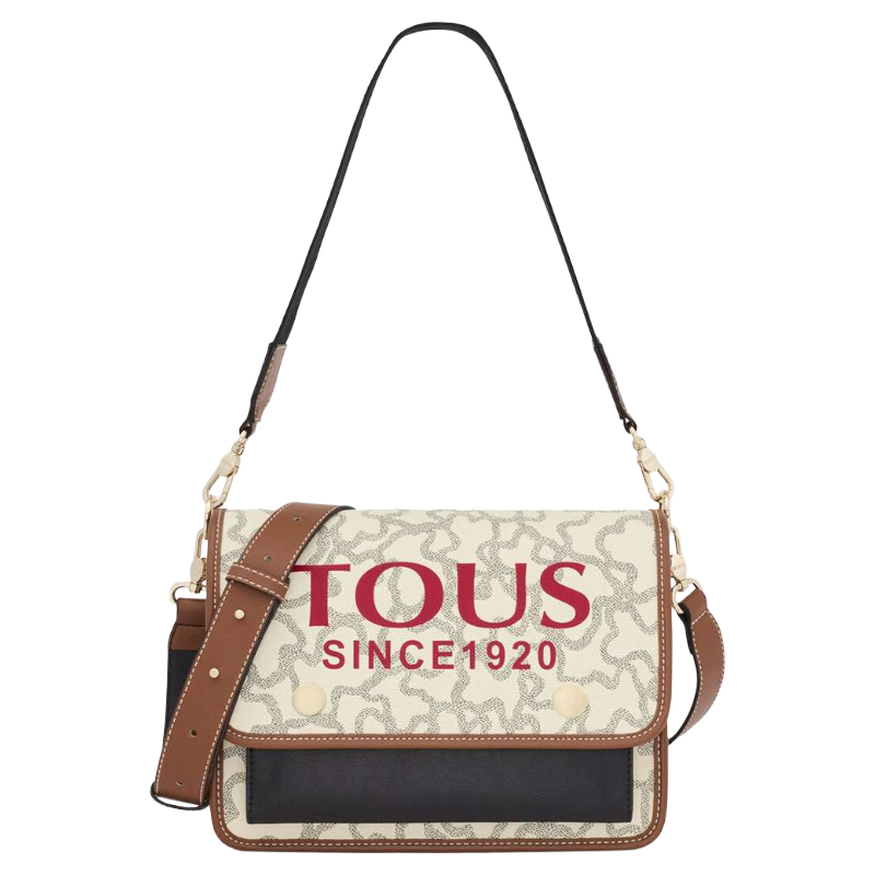 Tous Women's   Beige Brenda Medium Audree Crossbody Bag Kaos Icon , BrandAlley