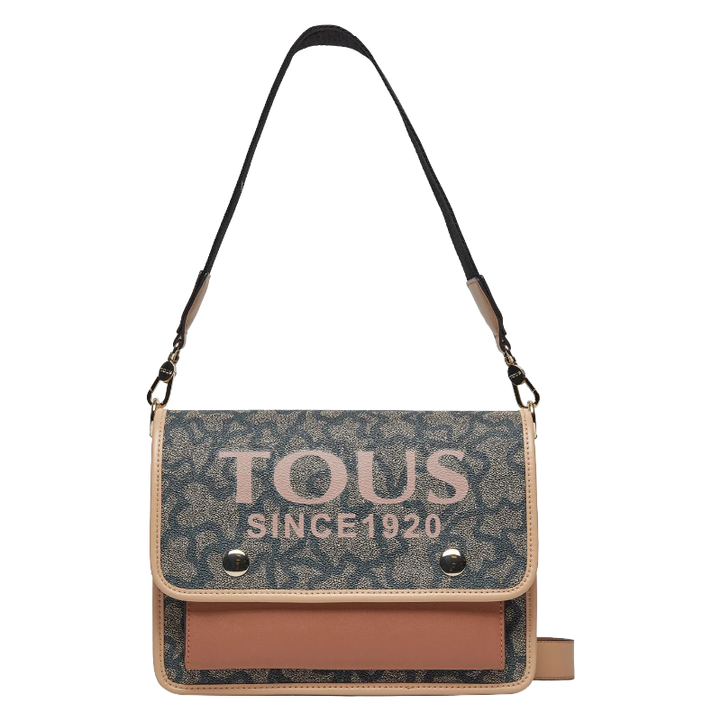 Tous Women's  Medium Audree Shoulder Bag Kaos Icon Dark Beige , BrandAlley