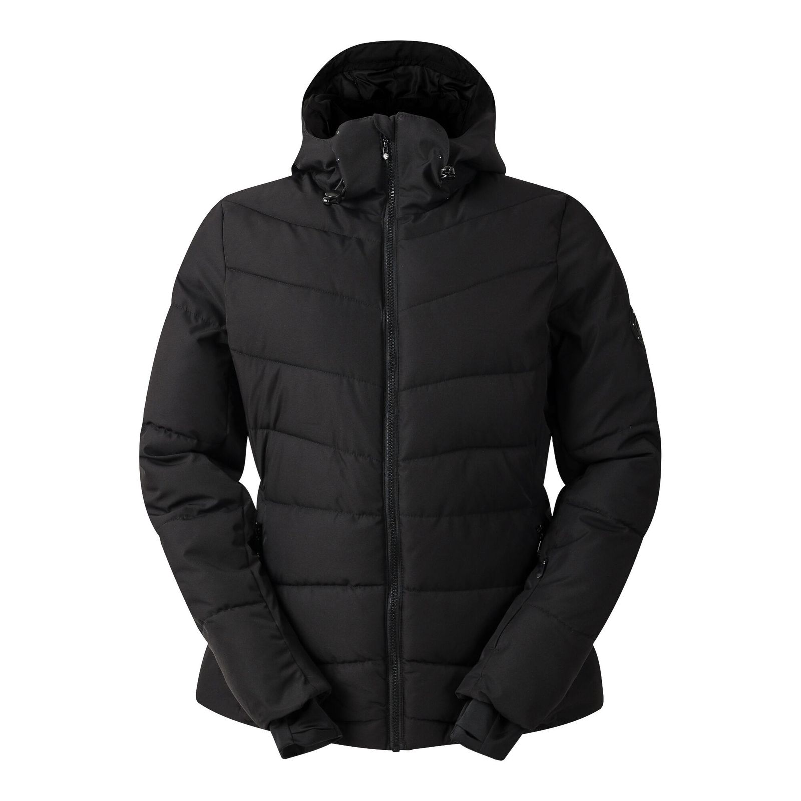 Dare2B Women's   Black Ski Jacket Glacier Recycled Polyester in Size 12, BrandAlley