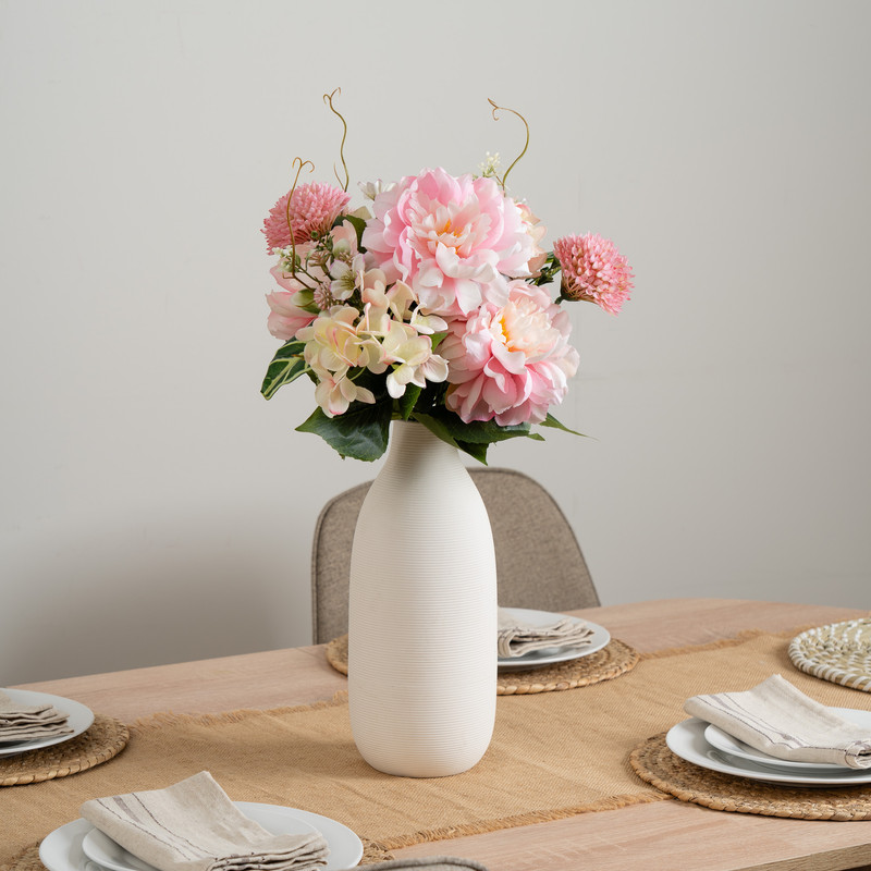 Scottish Everlastings   Pink Hydrangea Bouquet 45cm , BrandAlley