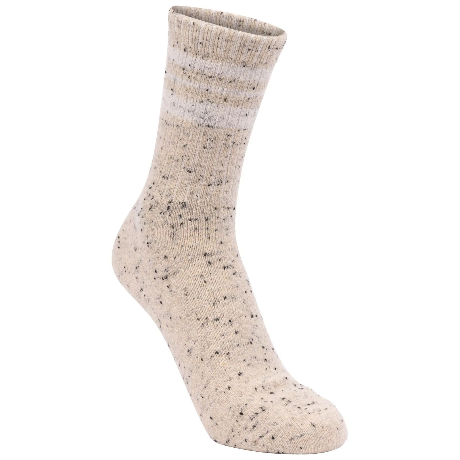 Trespass Women's  Socks Woodgate Polyester Khaki/Black in Size 3/6, BrandAlley