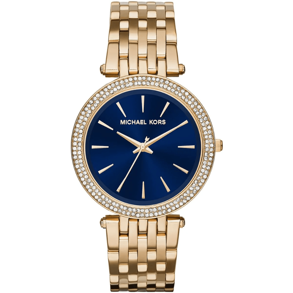 Michael Kors Women's   Gold Darci Mk3406 Blue Dial Watch , BrandAlley