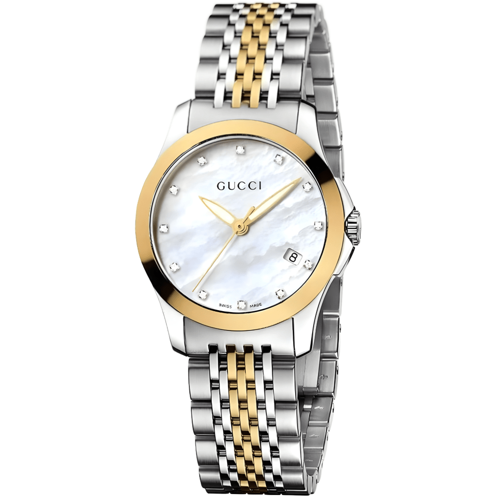 Gucci Women's   Gold G-Timeless Ya126513 Two-Tone 27Mm Stainless Steel Watch , BrandAlley