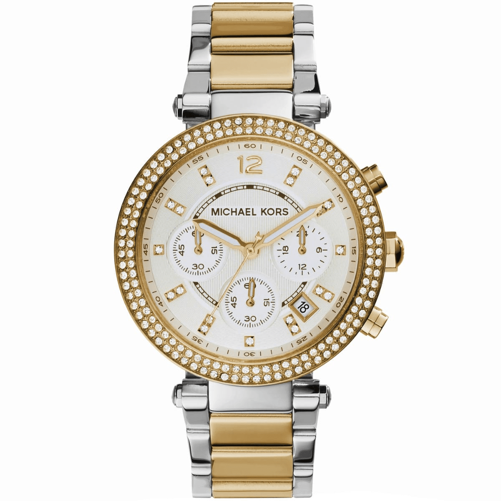 Michael Kors Women's    Parker Mk5626 Two-Tone Chronograph Watch , BrandAlley