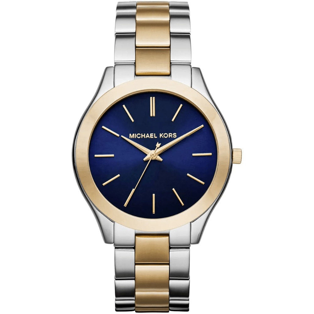 Michael Kors Women's  MK3479 Slim Runway Blue Dial Ladies Watch , BrandAlley