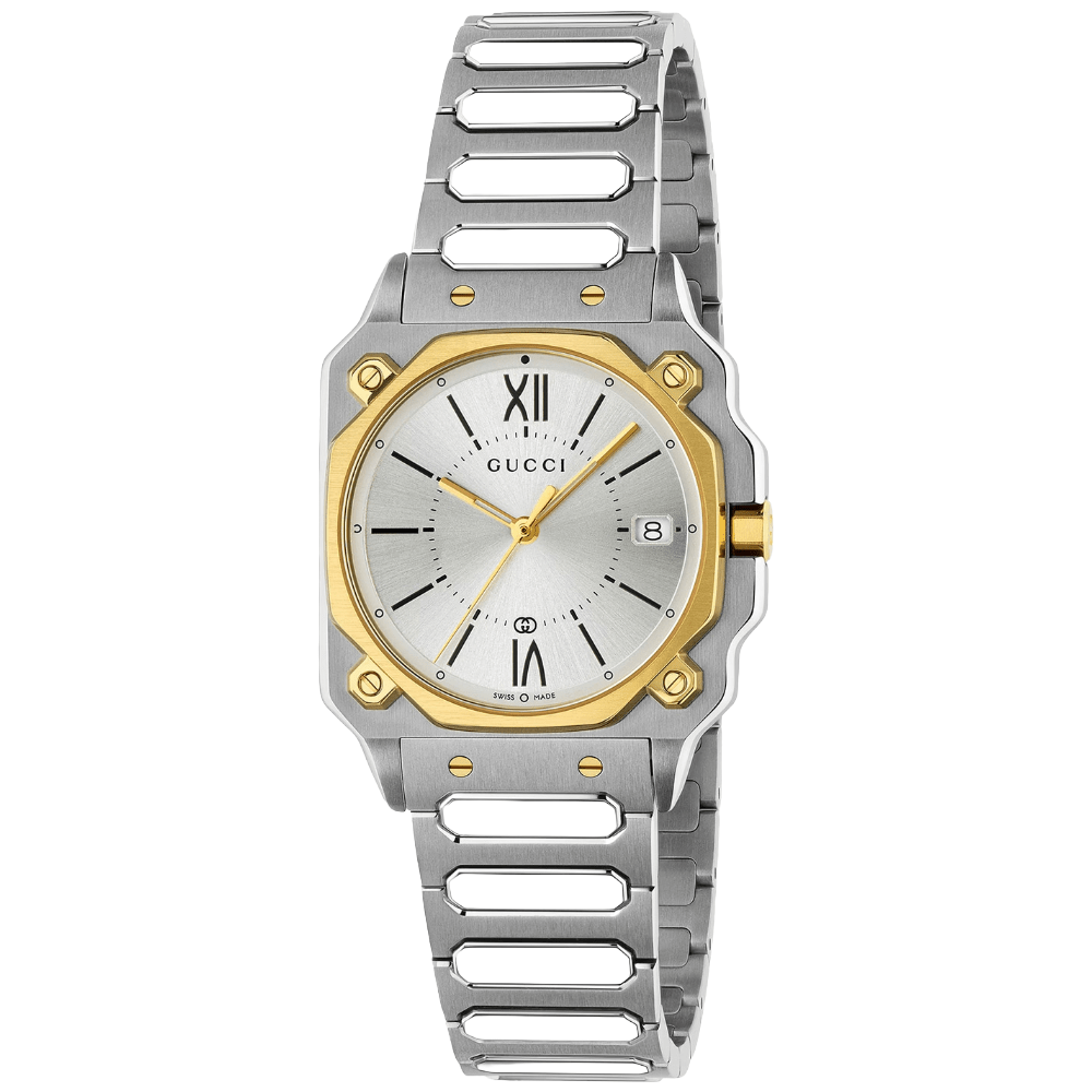 Gucci Women's   Silver G-Flat Ya166506 30Mm Dial  Watch , BrandAlley