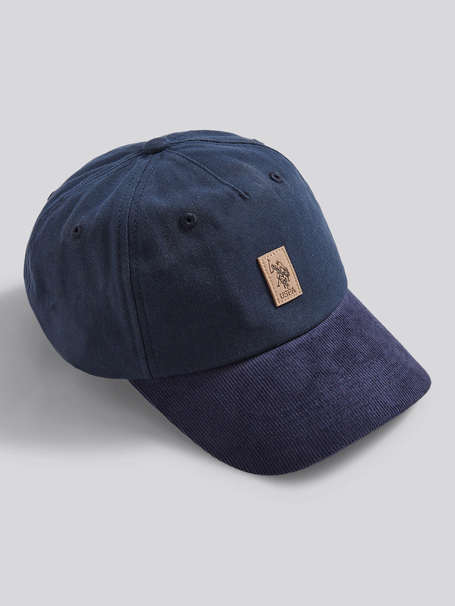 U.S. Polo Assn. Men's U.s. Polo Assn.  Navy Textured Corduroy Cap , BrandAlley