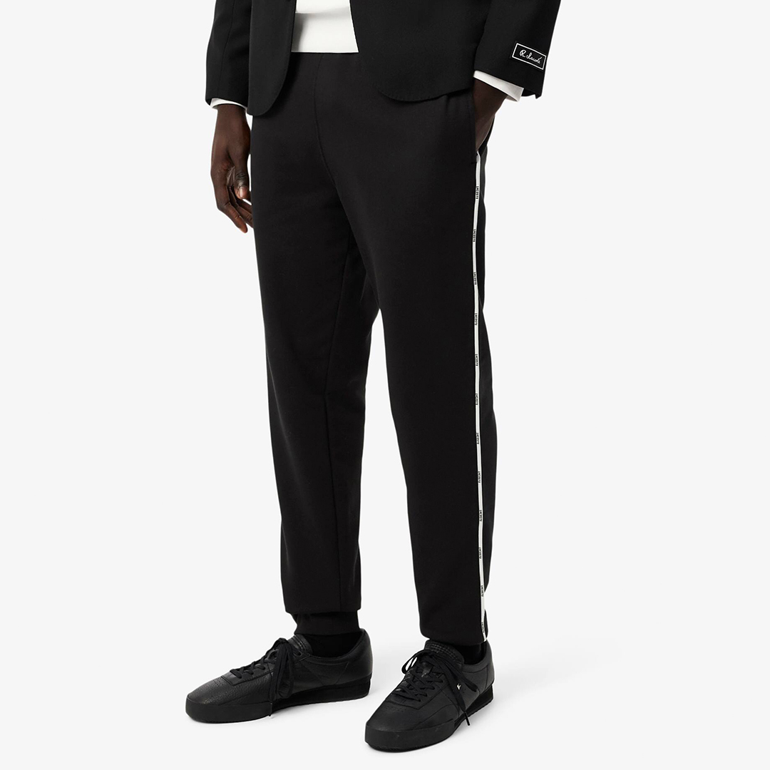 Lacoste Men's  Black Cotton Joggers in Size 2XL, BrandAlley