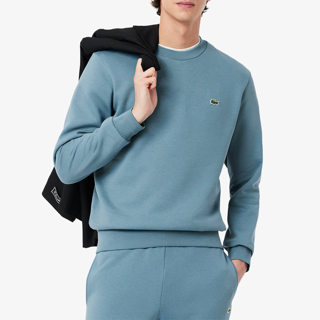 Lacoste Men's  Blue Cotton Jumper in Size 2XL, BrandAlley