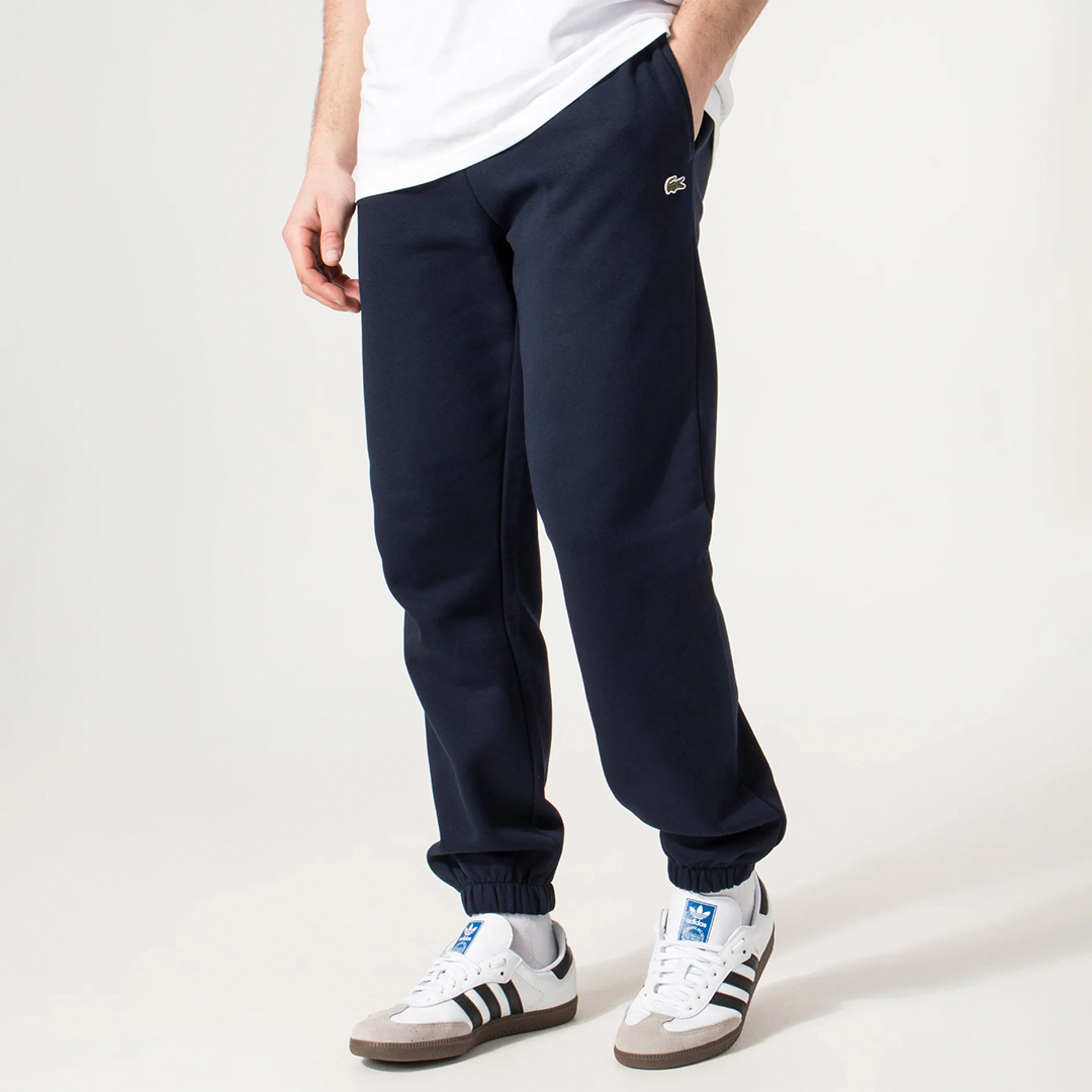 Lacoste Men's  Navy Cotton Joggers in Size S, BrandAlley