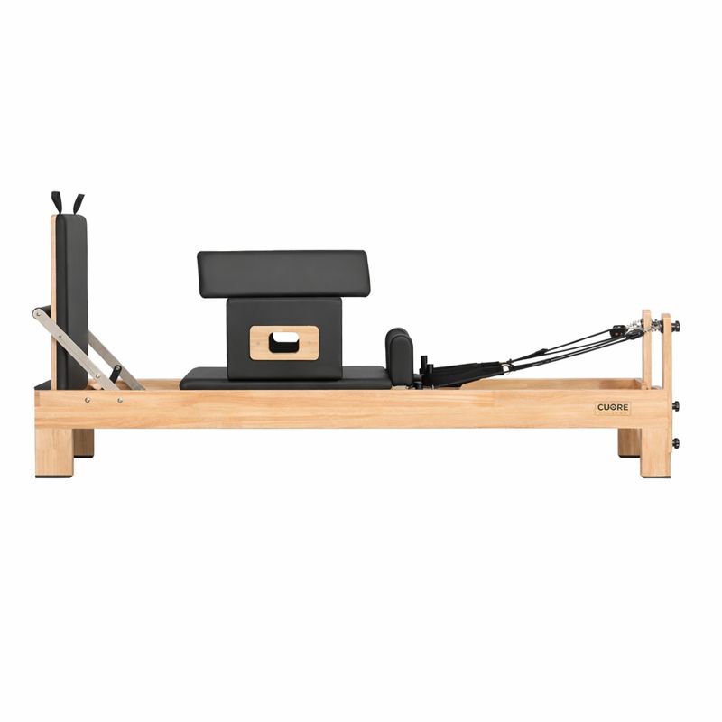 Cuore Pilates & Fitness   Classic Wooden Pilates Reformer Machine - Stable and Professional, BrandAlley