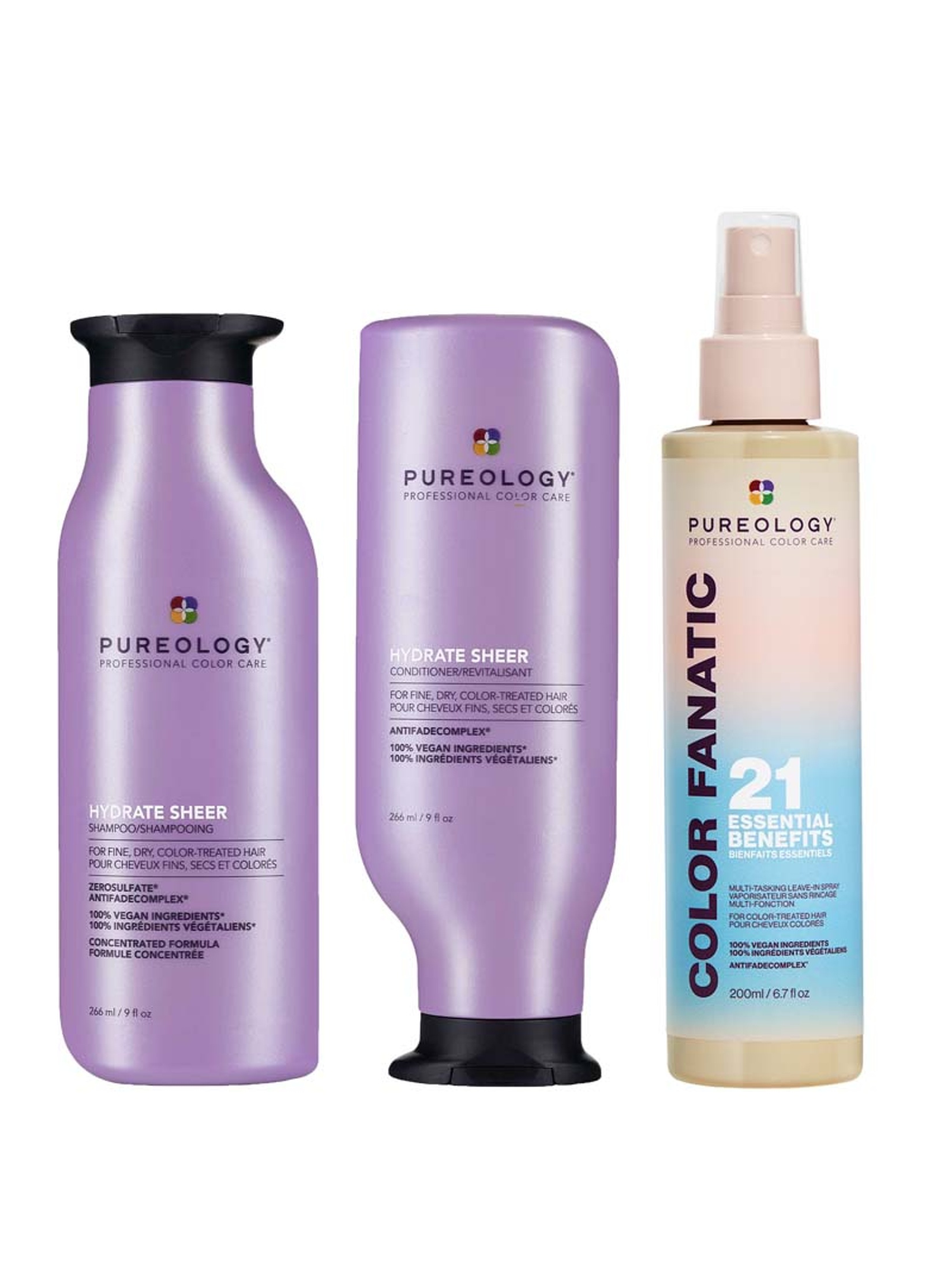 Pureology   Hydrate Sheer Color Fanatic Shampoo & Conditioner Set , BrandAlley