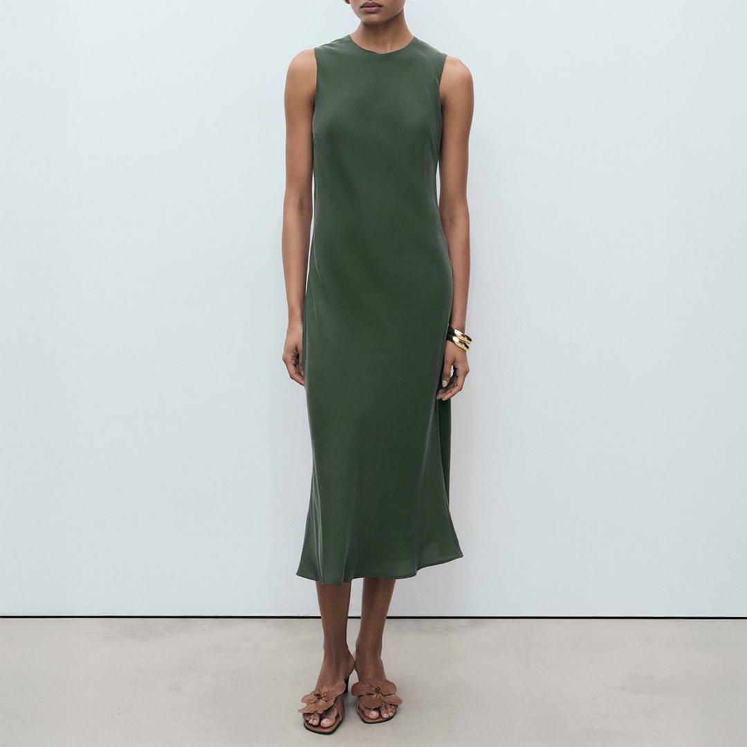 Mango Women's  Shift midi dress in Size M, BrandAlley