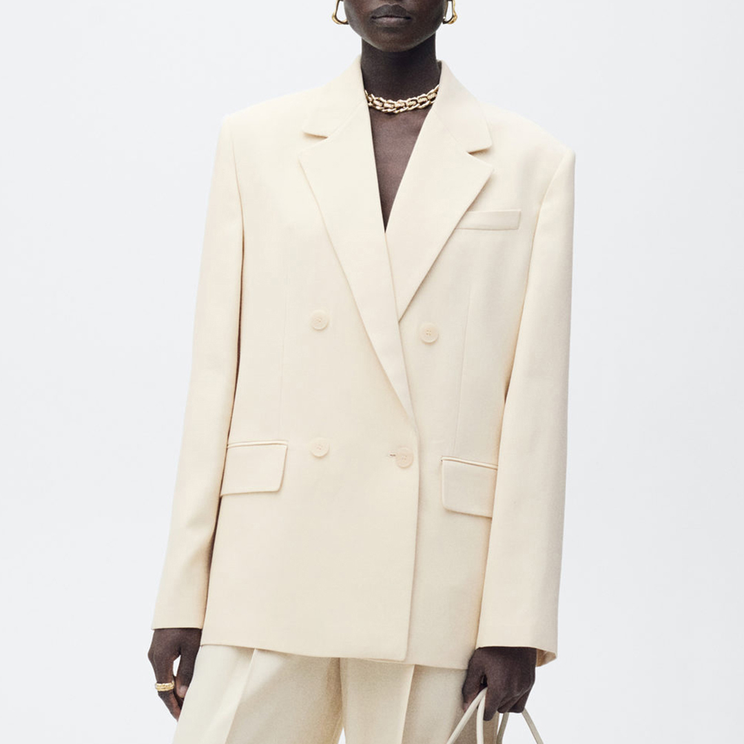 Mango Women's  Double-breasted suit jacket in Size S, BrandAlley
