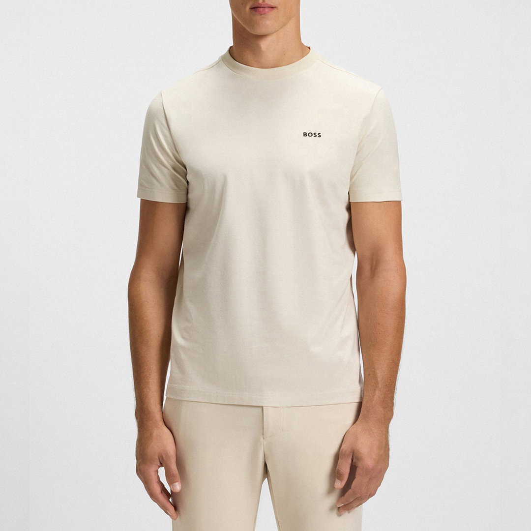 BOSS Men's  Stone Cotton T-shirt in Size XL, BrandAlley