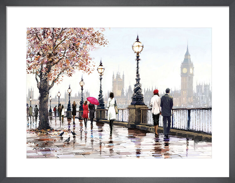 Richard Macneil     Thames View Framed Art Print By 43Cm X 53Cm , BrandAlley