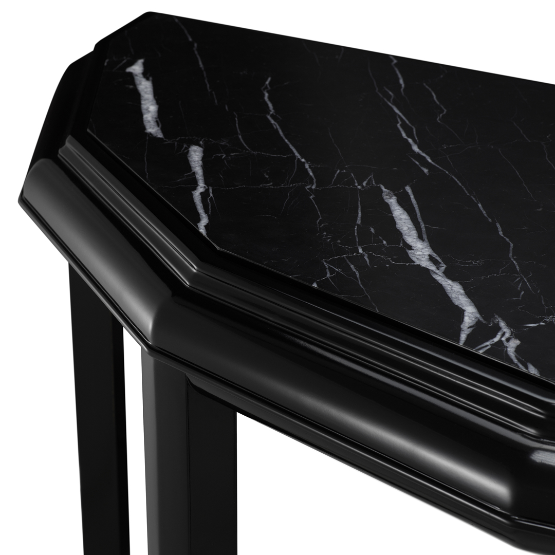 Eichholtz    Black Console Table Javier Waxed Finish, BrandAlley
