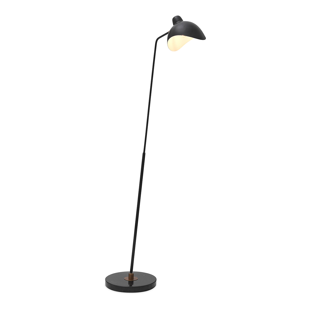 Eichholtz    Black Floor Lamp Asta Finish in Size 30, BrandAlley
