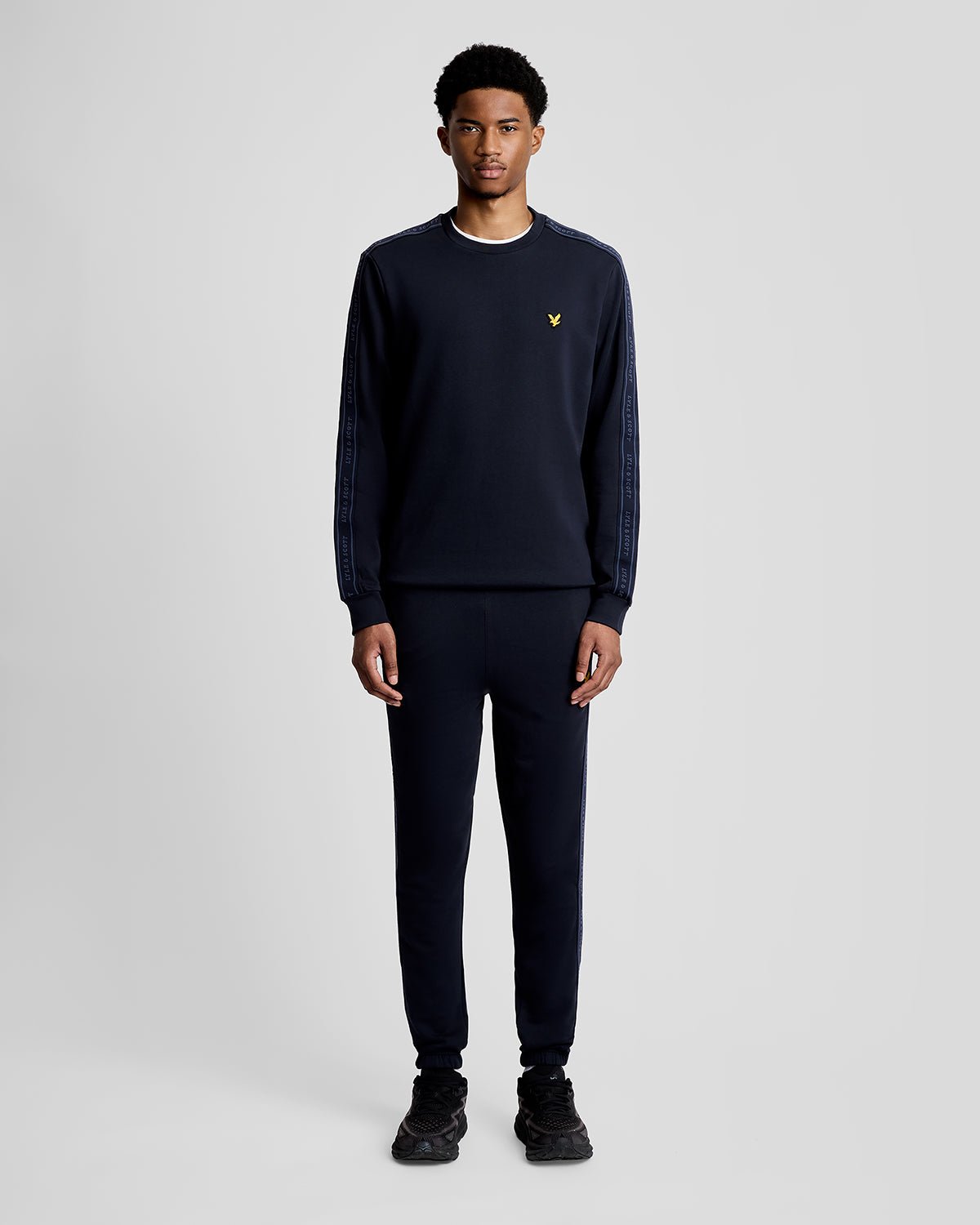 Lyle & Scott Men's  Sports Tape Joggers in Size XS, BrandAlley