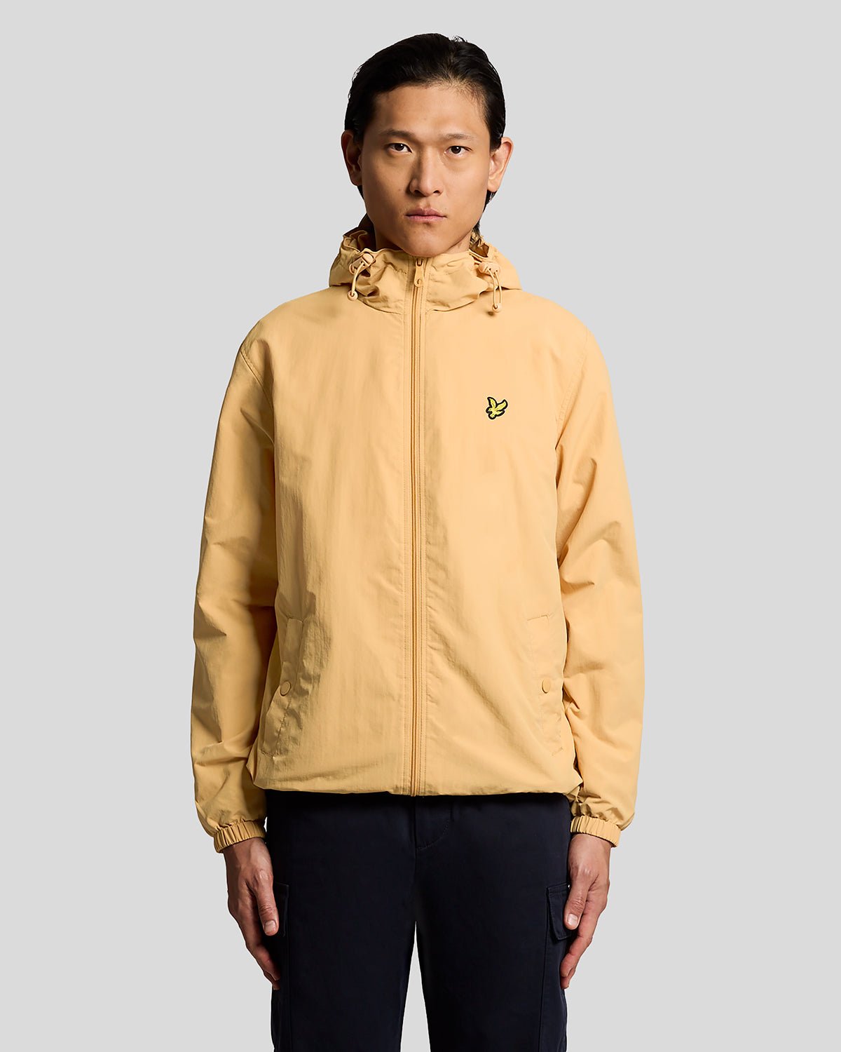 Lyle & Scott Men's   Orange Water Resistant Hooded Jacket in Size XXL, BrandAlley