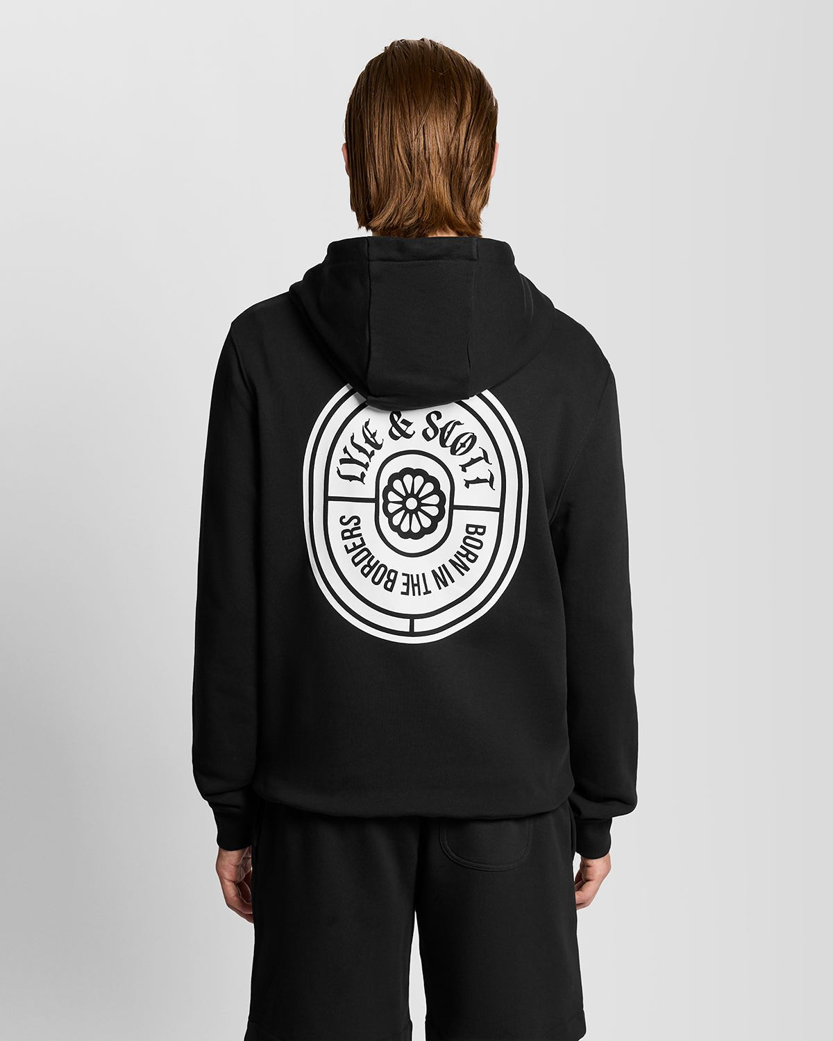 Lyle & Scott Men's  Graphic Badge Cotton Hoodie in Size XXL, BrandAlley