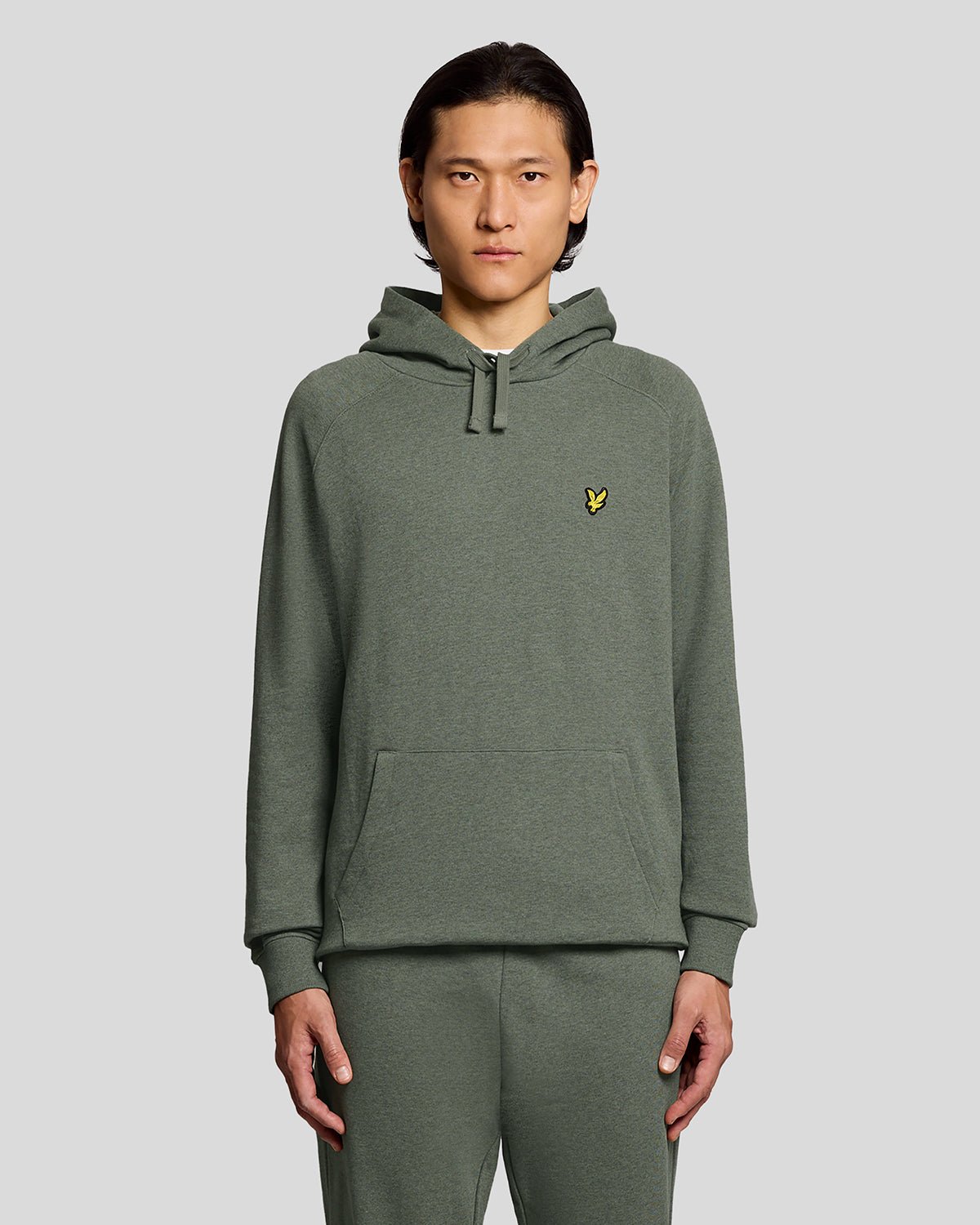 Lyle & Scott Men's  Cotton Marl Raglan Hoodie in Size M, BrandAlley
