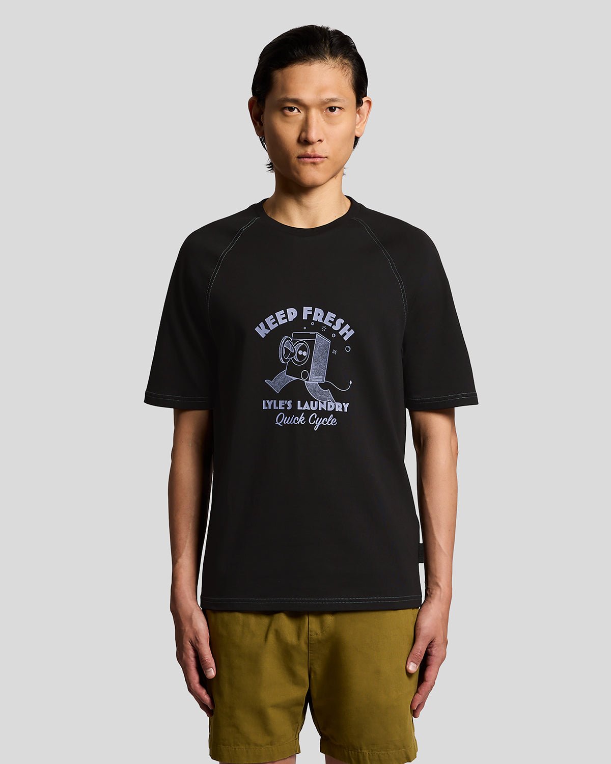 Lyle & Scott Men's  Chest Graphic T-Shirt in Size XS, BrandAlley