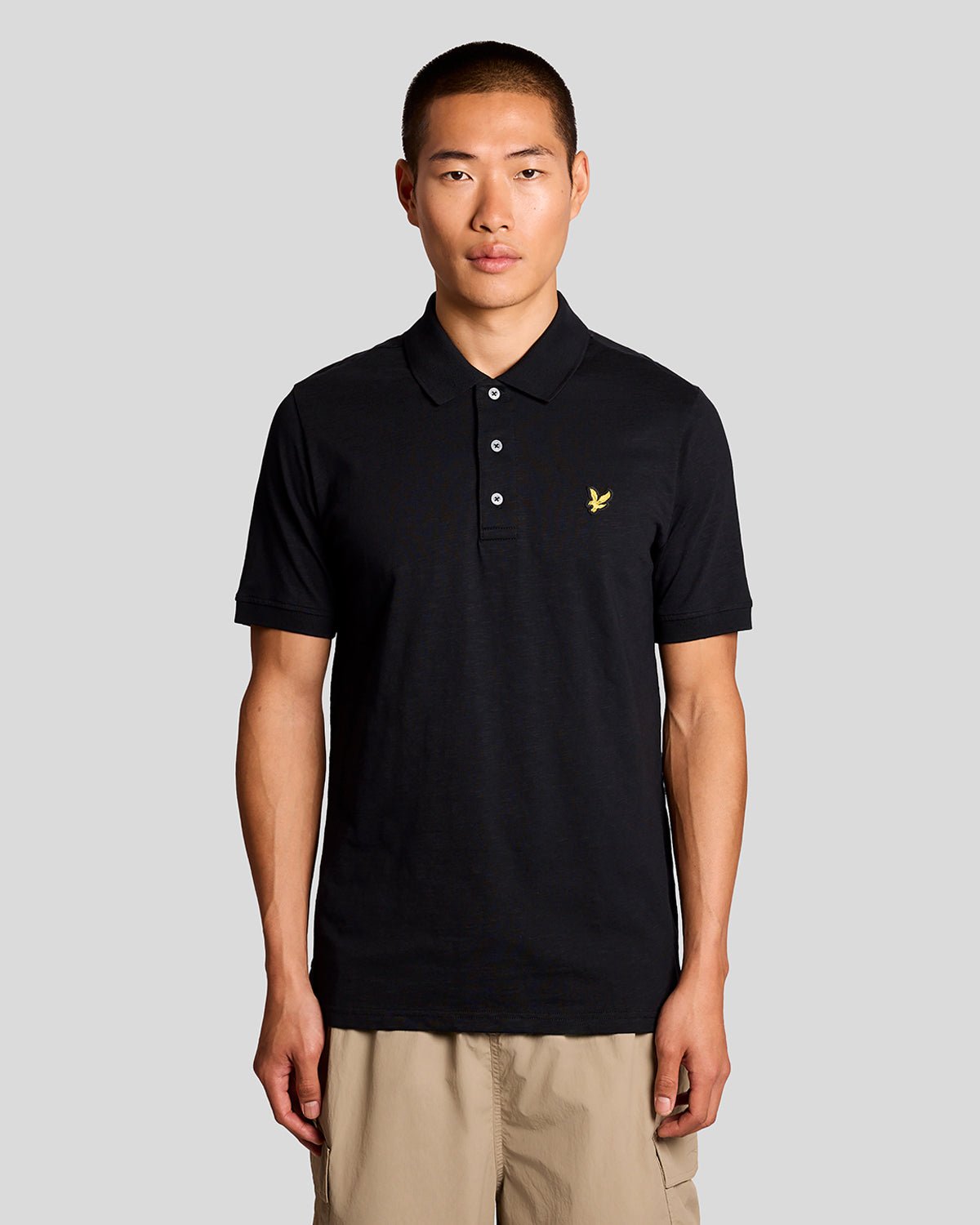 Lyle & Scott Men's  Fine Cotton Slub Polo Shirt in Size XL, BrandAlley