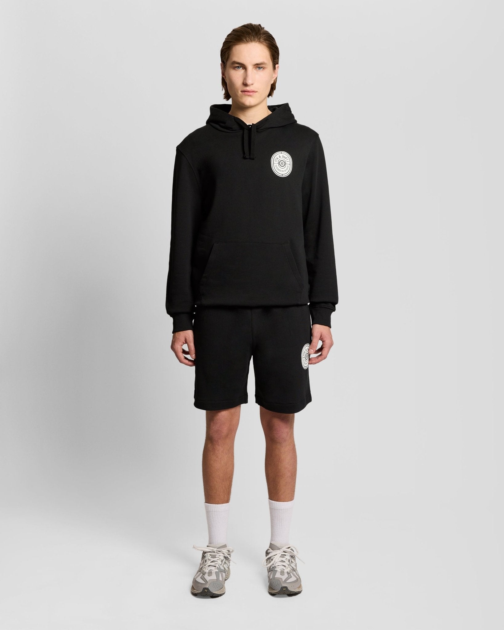 Lyle & Scott Men's  Graphic Badge Cotton Sweat Shorts in Size XXL, BrandAlley